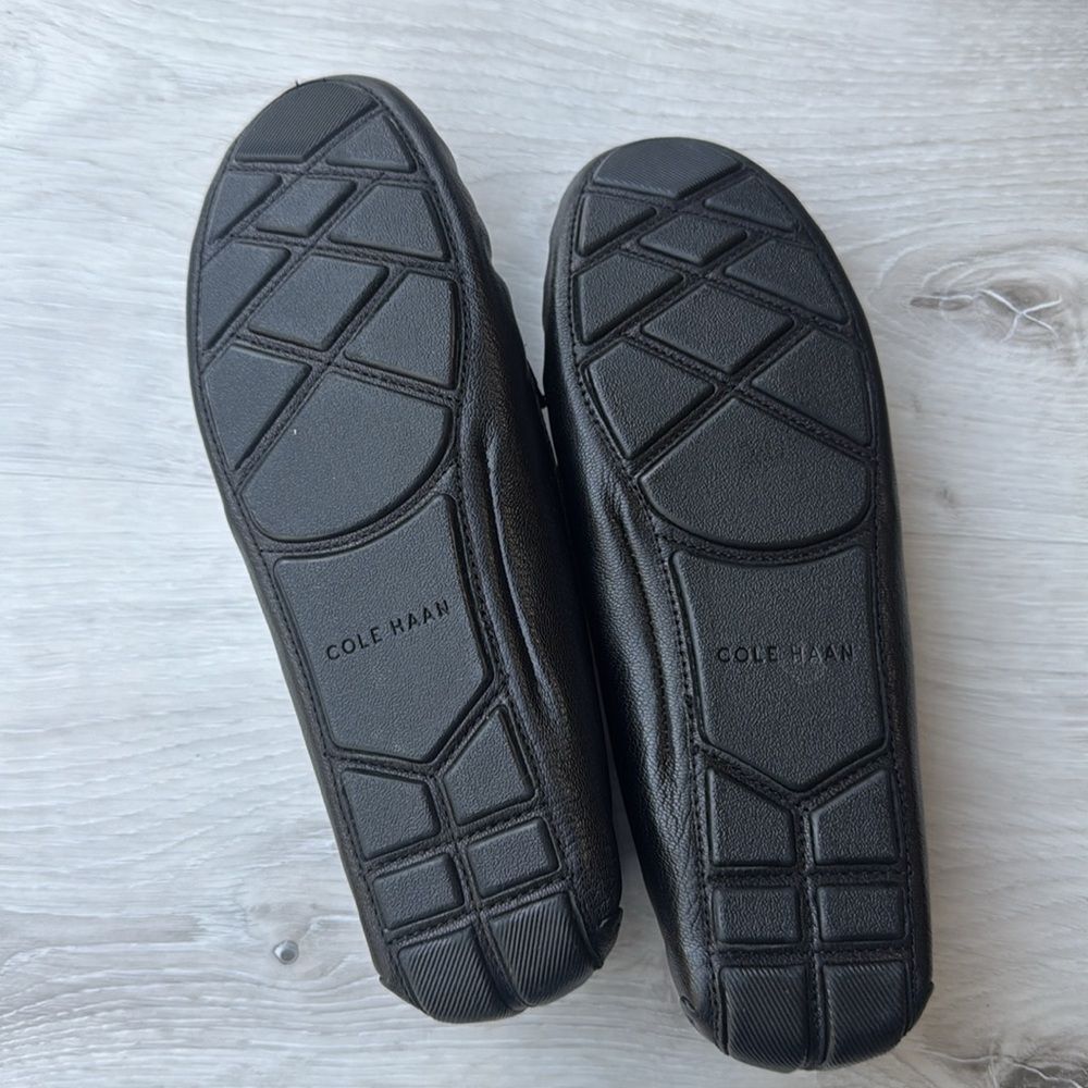 Cole Haan Evelyn Driver loafer black Leather size 6 NWT in box - Picture 12 of 14